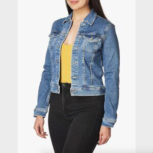AG Adriano Goldschmied Robyn Blue Denim Jacket - Size M